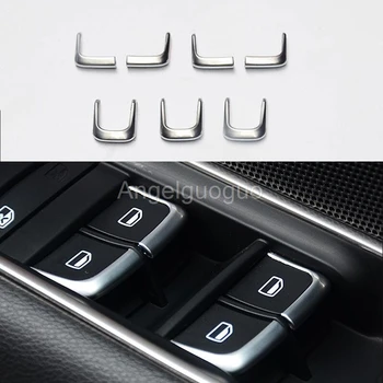 Masina geamurilor comuta butonul de acoperire autocolant trim sequin pentru Audi A3 A4L A6L Q3 Q5
