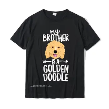 Mea Este Un Goldendoodle T-Shirt Fată Băiat Câine De Familie Tricou Bumbac Adult Top T-Shirt Normal Topuri Tricouri En-Gros Personalizate