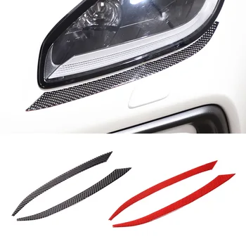 Moale Fibra de Carbon Stil Far Auto cu Lampa de Sprâncene, Pleoape Garnitura Capac Autocolante Pentru Subaru BRZ 2022 Auto Exterioare Accesorii