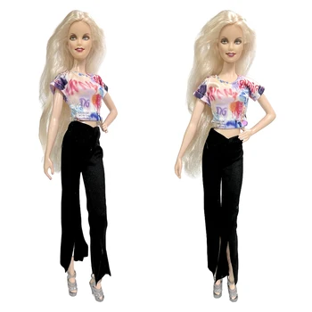 NK 1 Set Nou de Haine Pentru Papusa Barbie Moda Lady Tinutele Printesa Rochie Potrivit Pentru 11.8 inch Papusa Accesorii de Îmbrăcăminte Casual