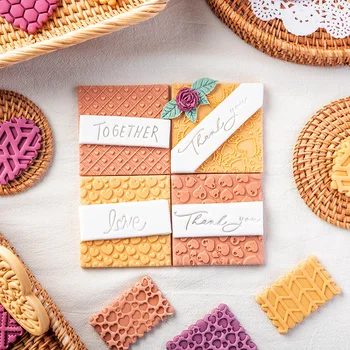 Noi de Ziua Îndrăgostiților Fondant Biscuit Mucegai engleză Scrisoare Geometrice Dragoste Model 3D DIY Relief Mucegai Cookie Cutter Instrumente de Copt