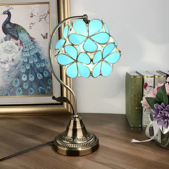 Noi Petale Dulci Dormitor Dana Lampa Nordic Light Lux în stil American Romantic lucrate Manual din Sticlă pentru Lămpi Și Felinare