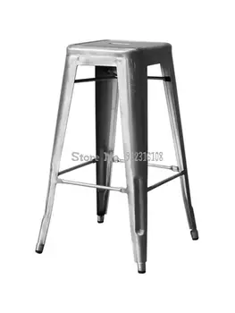 Nordic fier simplu stil industrial modern metal bar scaun de masa scaun de bar, scaun înalt scaun scaun