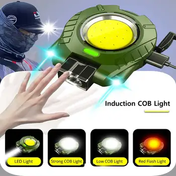 Nou Senzor Mini Lanterna LED-uri Super Luminoase de Camping Lumina de Lucru Poate Fi Folosit Ca Un Far Impermeabil Multiple Moduri de Iluminare