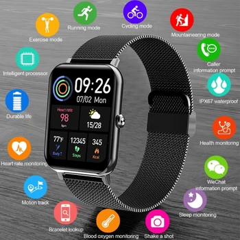 Noul Ceas Inteligent de Oameni Ecran Tactil Complet Sport Fitness Ceas IP67 rezistent la apa Bluetooth Pentru ios Android 2022 Smartwatch Bărbați