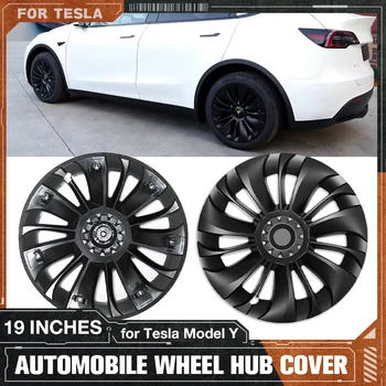 Noul Magazin de Vânzare Fierbinte 4BUC Performanță Accesorii Auto Pentru Tesla Model Y 2018-2023 Capacele de roti Capace Pe Jante de Promovare
