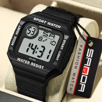 Nouă Bărbați Ceasuri SANDA brand Ceas Sport rezistent la apa 50M Digital Ceas Pentru Barbati Militare Ceas Reloj Electronico Hombre