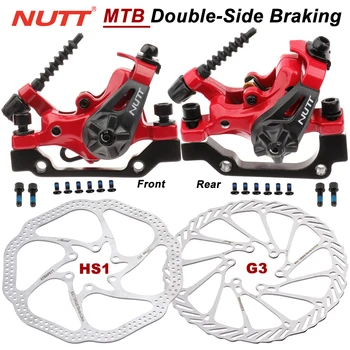 NUTT Biciclete MTB Mecanice pe Disc de Frana Etriere Roșii 160 180 MM Bilaterale HS1 Rotor Set BMX Scuter Fata Spate Parte de Biciclete de Munte