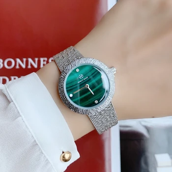 PABLO RAEZ Lady Lux de Brand Nou Verde Ceasuri Impermeabil Fete de Moda Ceas pentru Femei Ceasuri Relogio Femininon Plasă de Oțel Band