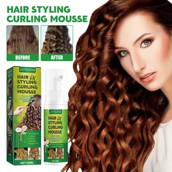 Parul cret Produse de Hair Styling Mousse Curl Enhancer Anti-Încreți Curling de Păr Repararea Spuma pentru Bucle Naturale мусс для волос