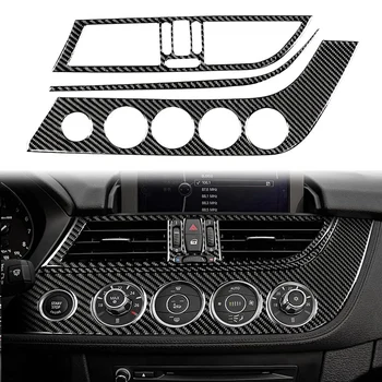 Pentru BMW Z4 E89 2009-2016 Fibra de Carbon Mașină Consola centrală Priză de Aer Capac Panou Decor Ornamental Accesorii