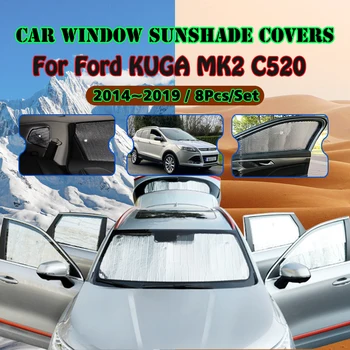 Pentru Ford mondeo MK2 C520 2014~2019 2015 2016 Masina Geam Parbriz Parasolar UV Proteja Reflector parasolar Parasolar Accesorii Auto
