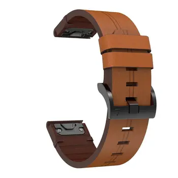 Pentru Garmin Fenix 6 / 6 Pro din Piele Trupa Curea pentru Fenix 5 / 5 Plus Ceas Inteligent de Înlocuire Brățară Curea 22mm Watchband