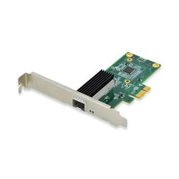 Pentru Intel PCIe 1X server Gigabit optice SFP placa de retea I210F1 acceptă modul single și multi-mode