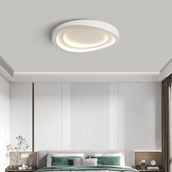 Post-modern, Dormitor Lampă de Tavan Creative Living Fagure de carton Ondulat Circulară Art Lumina Plafon Decor Camera Led Ventilatore