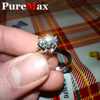 Premium 0.5 ct - 5ct Clasic Elegant Moissanite Inele cu Diamante pentru Femei Argint 925 Inel de Logodnă de Moda de Nunta Inele Femei