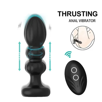 Prostata Masaj Anal Plug Vibrator Wireless de Control de la Distanță Dop de Fund Ejaculare întârziată Jucarii Sexuale pentru Barbati Masturbari Penis artificial