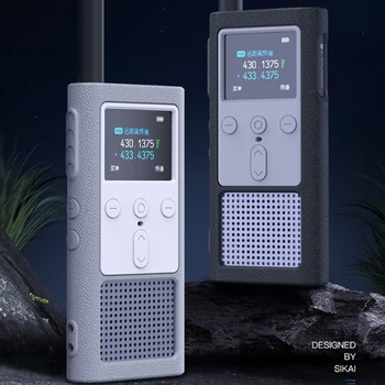 Radio Mobile Capac de Protecție Caz Maneca Anti-scratch Două Fel de Radio Cadru de Locuințe pentru Walkie Talkie 2S Înveliș rezistent la Șocuri H8WD