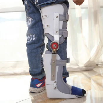 Reglabil copil genunchi/Orteze glezna comune bretele personalizate X picior/ O-picior articulație de genunchi proteză de corecție