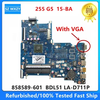Renovat Pentru HP 255 G5 15-BA Laptop Placa de baza Cu AMD E2-7110 CPU 858589-601 858589-001 BDL51 LA-D711P MB 100% Testat