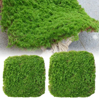 Simulare Mușchi Artificial Grass Block Fals Mat Gazon Perete Plante Verzi DIY Acasă Gazon Mini-Gradina Acasa Micro Peisaj Decor