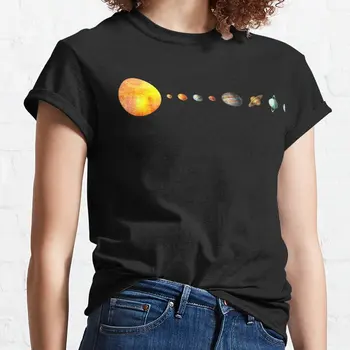 Sistemul Solar T-Shirt, bluze femei antrenament de tricouri pentru femei t-shirt rochie pentru femei sexy