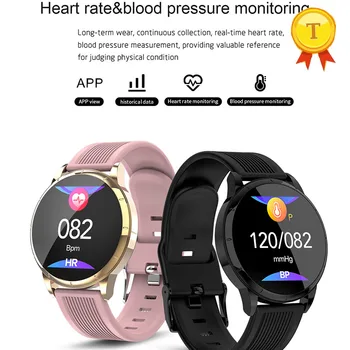 Sport Impermeabil Ceas Inteligent Brățară Singură Atingere Ecran color Bărbați Ceas cu heart rate Monitor de presiune sanguina bluetooth Smartwatch
