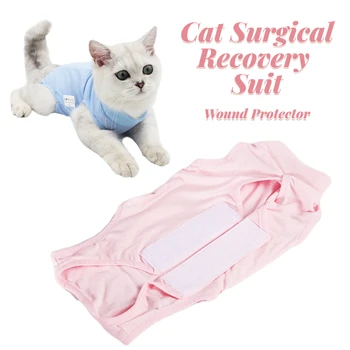 Sterilizare pisica de Recuperare Costum Profesional pentru Masculin Feminin Câine Răni Abdominale Anti-Lins Boli de Piele Onesies animale de Companie Haine