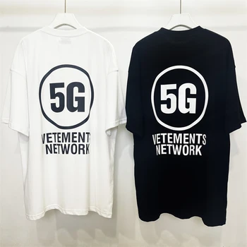 Supradimensionat Vetements Tricou Barbati Femei 1:1 cea Mai buna Calitate 5G Scrisoare de Imprimare Large LOGO T Shirt Topuri VTM