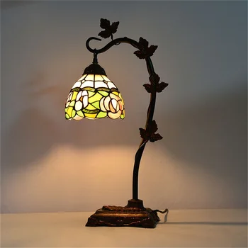 TEMAR Tiffany Lampă de Masă Contemporană Retro Creative Decor de Lumină LED-uri Pentru Acasă