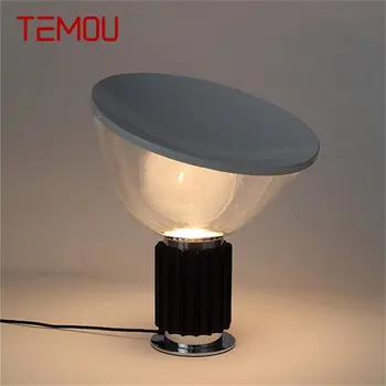 TEMOU Moderne de Lux Lampă de Masă Design Creativ Sticla lampa de Birou LED-uri Simple pentru Acasa, Camera de zi Dormitor Decor Noptiera