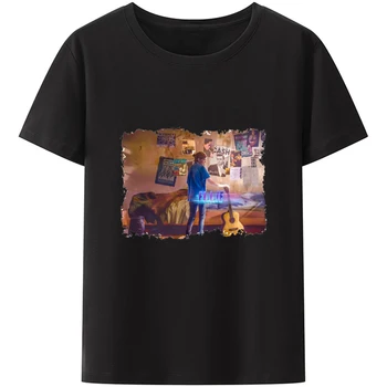 The Last of Us Alb Negru T Shirt Stil de Vara Respirabil petrecere a timpului Liber Creative Model de Imprimare Stradă de Moda Streetwear Rece Hipster