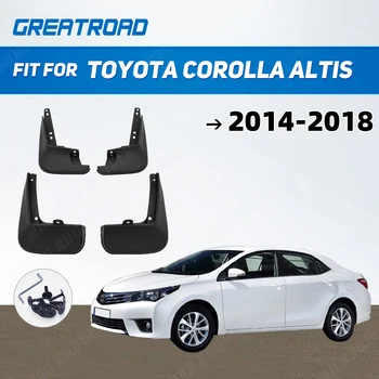 Turnate Mașină De Noroi Pentru Toyota Corolla Altis 2014 -2018 Apărătoare De Noroi Apărătorile De Noroi Clapa Din Față Spate Apărători De Noroi Aripa 2015 16 17