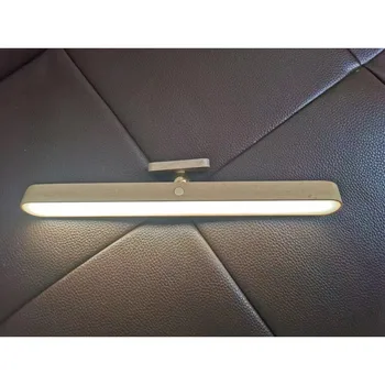 USB de Încărcare de Lemn Față de Oglindă Umple de Lumină 360° Rotire a CONDUS Lumina de Noapte Portabil Magnetic Lampă de Perete Dormitor Lampă de Noptieră