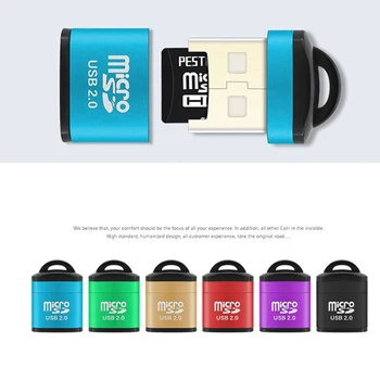 USB, Micro SD/TF Card Reader USB 2.0 Mini Telefon Mobil Cititor de Carduri de Memorie de Mare Viteză USB Adaptor Pentru Laptop Accesorii