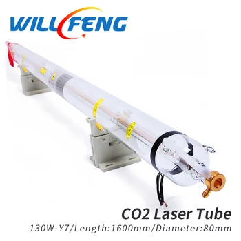 Va Feng 130W 150W Co2 Laser Tub Lungime 1600 mm Diametru 80mm Cap de Metal Și Lampa de Utilizare Pentru Gravor Masina de debitat