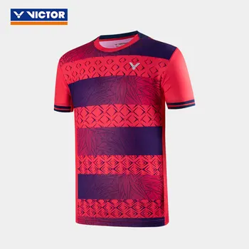 Victor tricou sport Jersey îmbrăcăminte sport badminton maneca scurta pentru barbati femei topuri Hendra