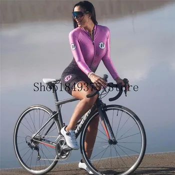 VVDESIGNS 2021 Femei Triatlon Maneci Scurte Jersey Ciclism Seturi Skinsuit Maillot Ropa Ciclismo Biciclete Îmbrăcăminte de Biciclete Tricourile
