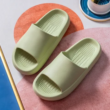 WOTTE Sippers Barbati Pantofi Platforma EVA Moale Interior Acasă Slide-uri Pentru Bărbați Non-alunecare de Sandale de Vara Femei Baie Pantofi Duș