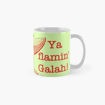 Ya Flamin Galah Clasic Cana Imprimate Mâner Rotund De Cafea Design Drinkware Cadouri Imagine Cup Imagine Simplu Ceai Foto