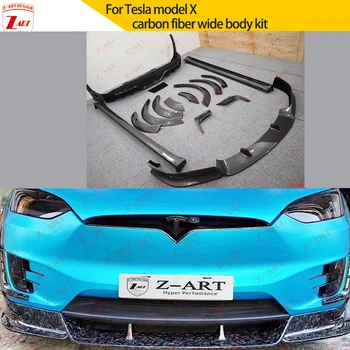 Z-ART caroserie din Fibra de Carbon Kit Pentru Tesla Model X Kit de Tuning Auto Reft Acccessories Upgrade Kit de caroserie