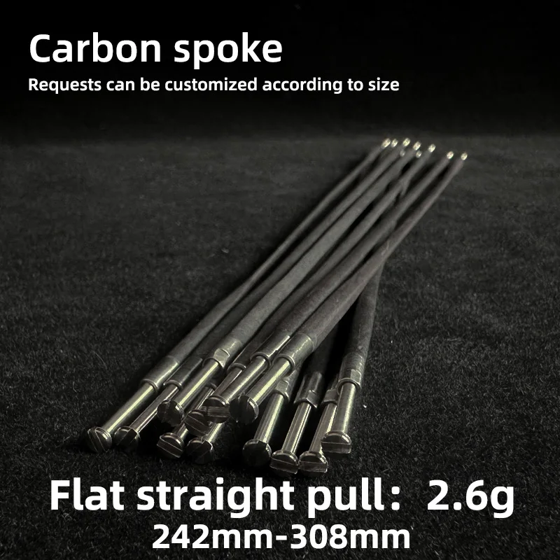 Carbon vorbit personalizate dimensiune producător plat trageți vorbit 2.6 g universal de flori tambur drum de biciclete accesoriu roata